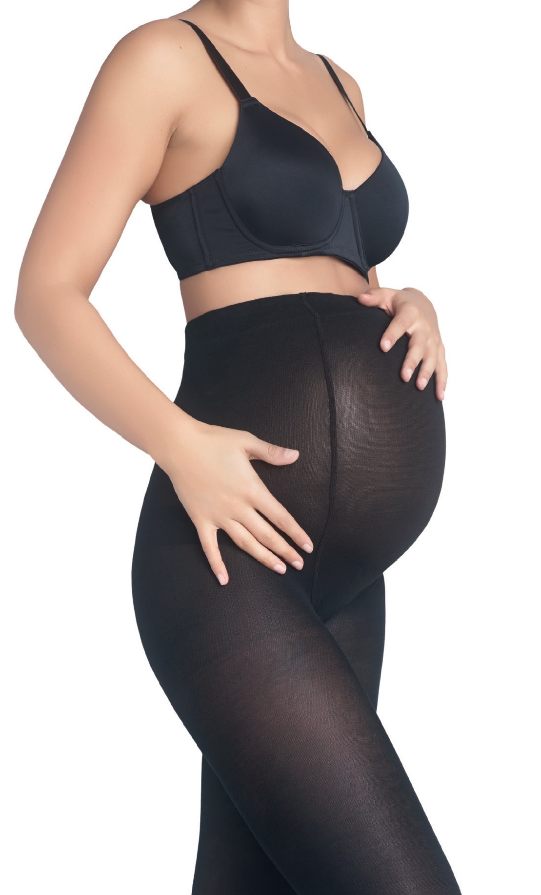   Essentials Women's Maternity Leggings, Black